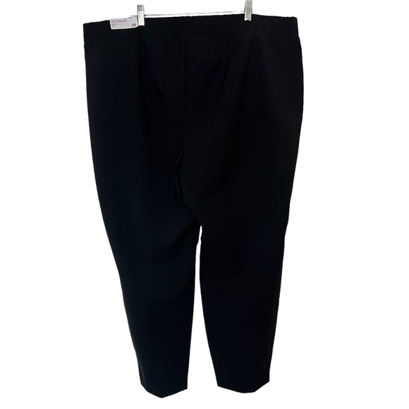 NWT LANE BRYANT ON THE GO SLIM ANKLE PANT IN BLACK SIZE 24 - Picture 9 of 11